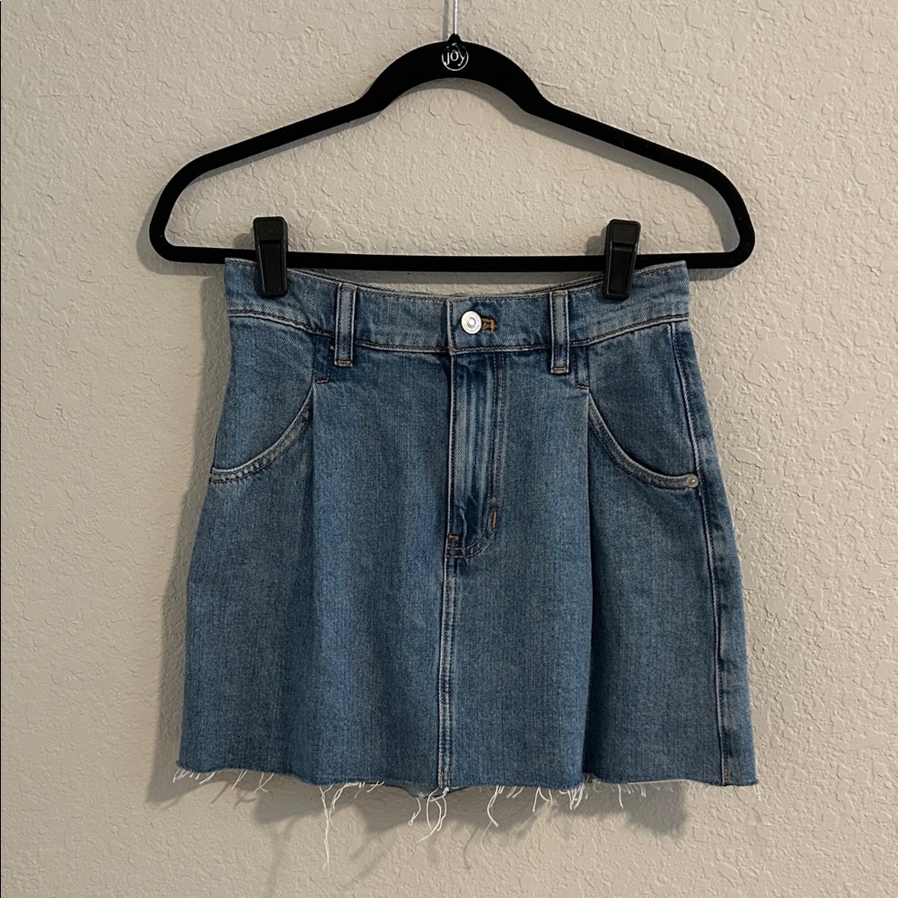 Free People Denim Mini Skirt